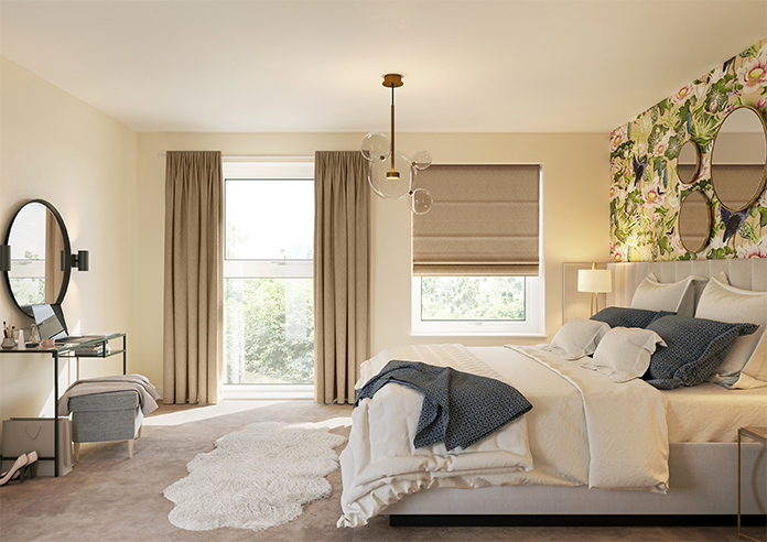 Genoa Faux Silk (Blackout), Gold Shimmer - Made to Measure Curtains - Image 15